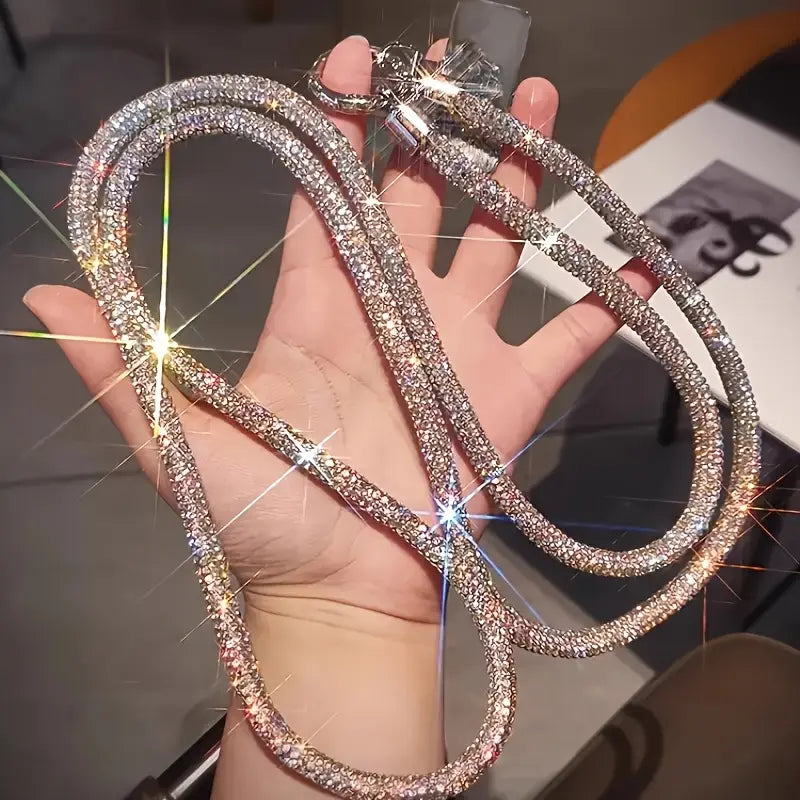Strap Phone Cordão de Strass