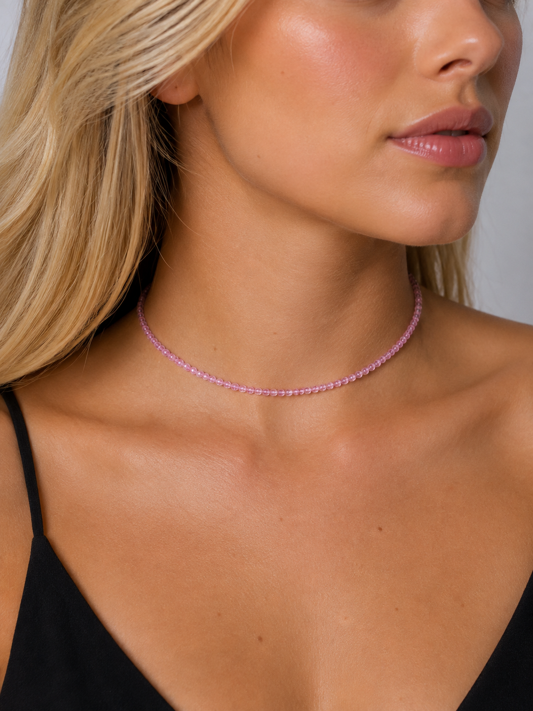 Colar Maria Bianca Fino Rosa