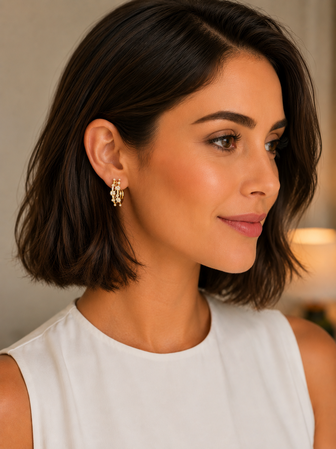 Brinco Dourado Maria Joana