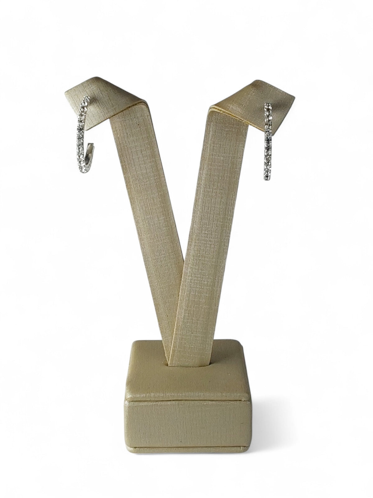 Brinco Maria Argola Cristal Semijoia