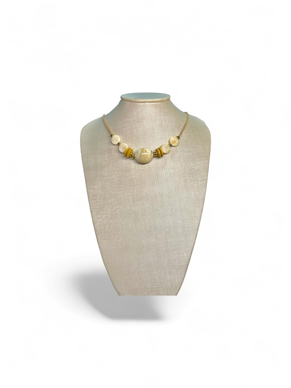 Colar Maria Fernanda Bege