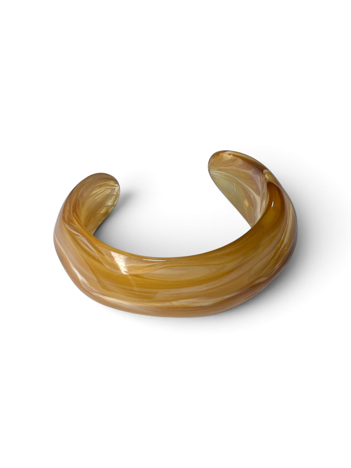 Bracelete Marmorizado Maria Luiza Caramelo Transparente