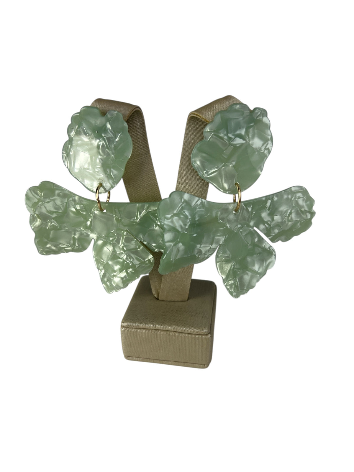 Brinco de resina verde