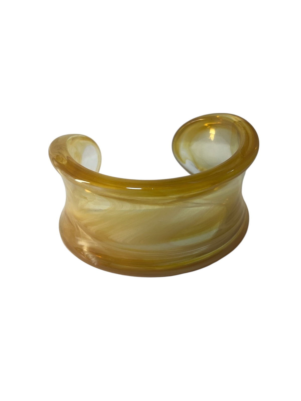 Bracelete Marmorizado Maria Sabrina Caramelo Transparente