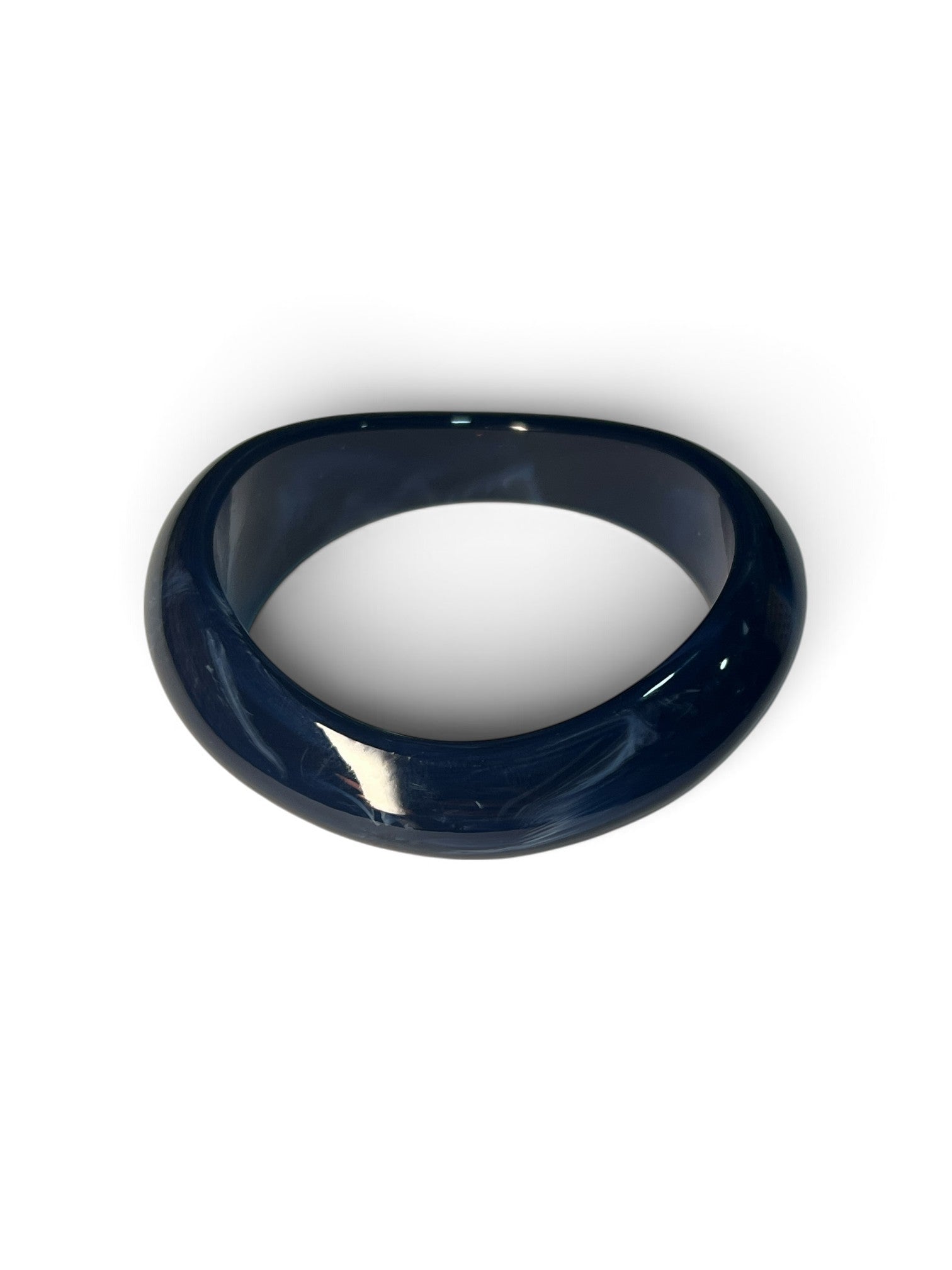 Bracelete Marmorizado Maria Camila Azul Marinho