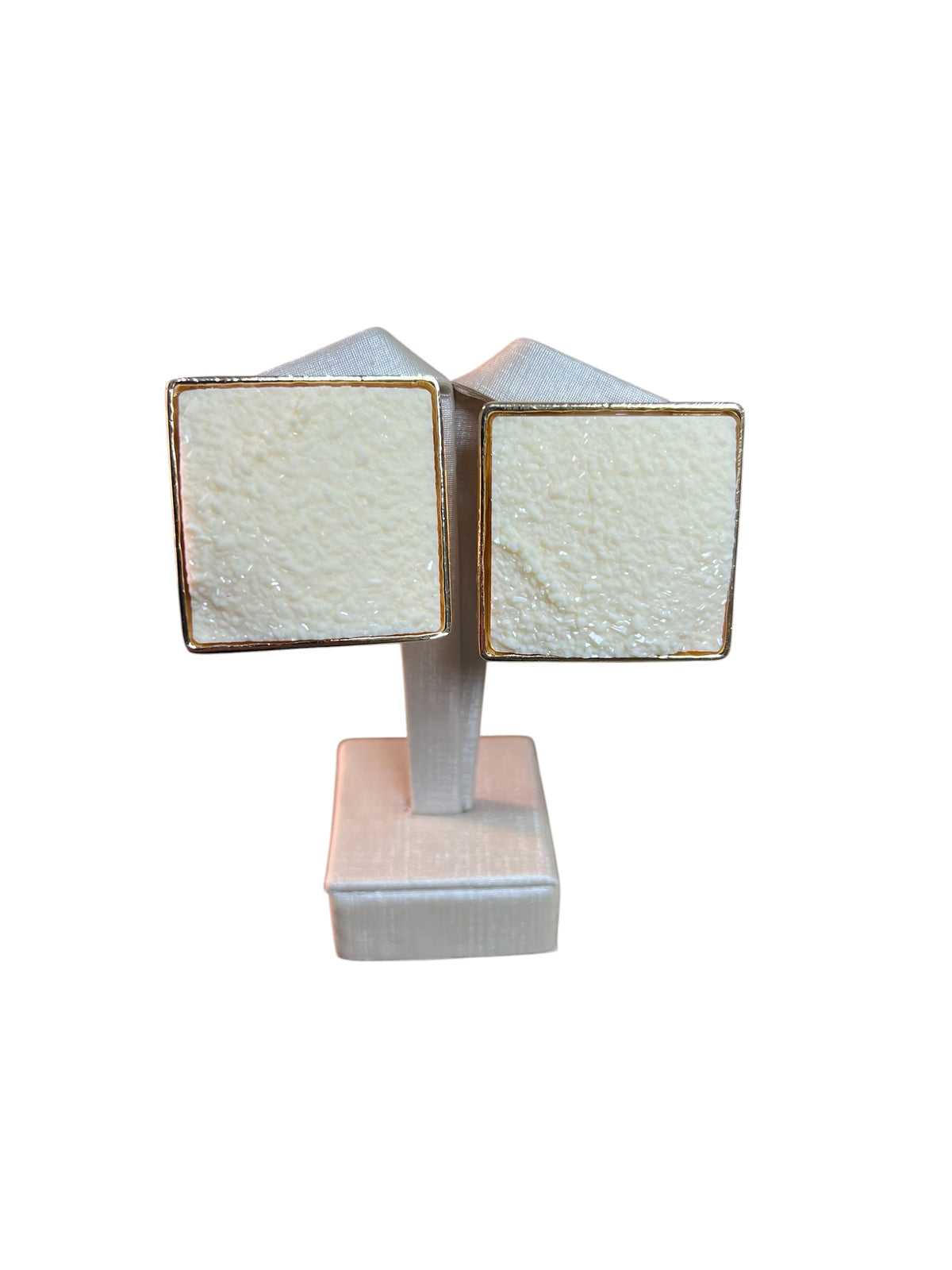 Gold Earring Maria Isabel Beige