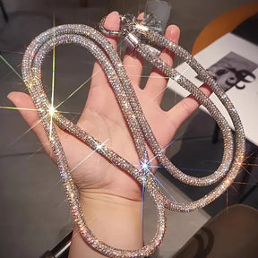 Strap Phone Cordão de Strass
