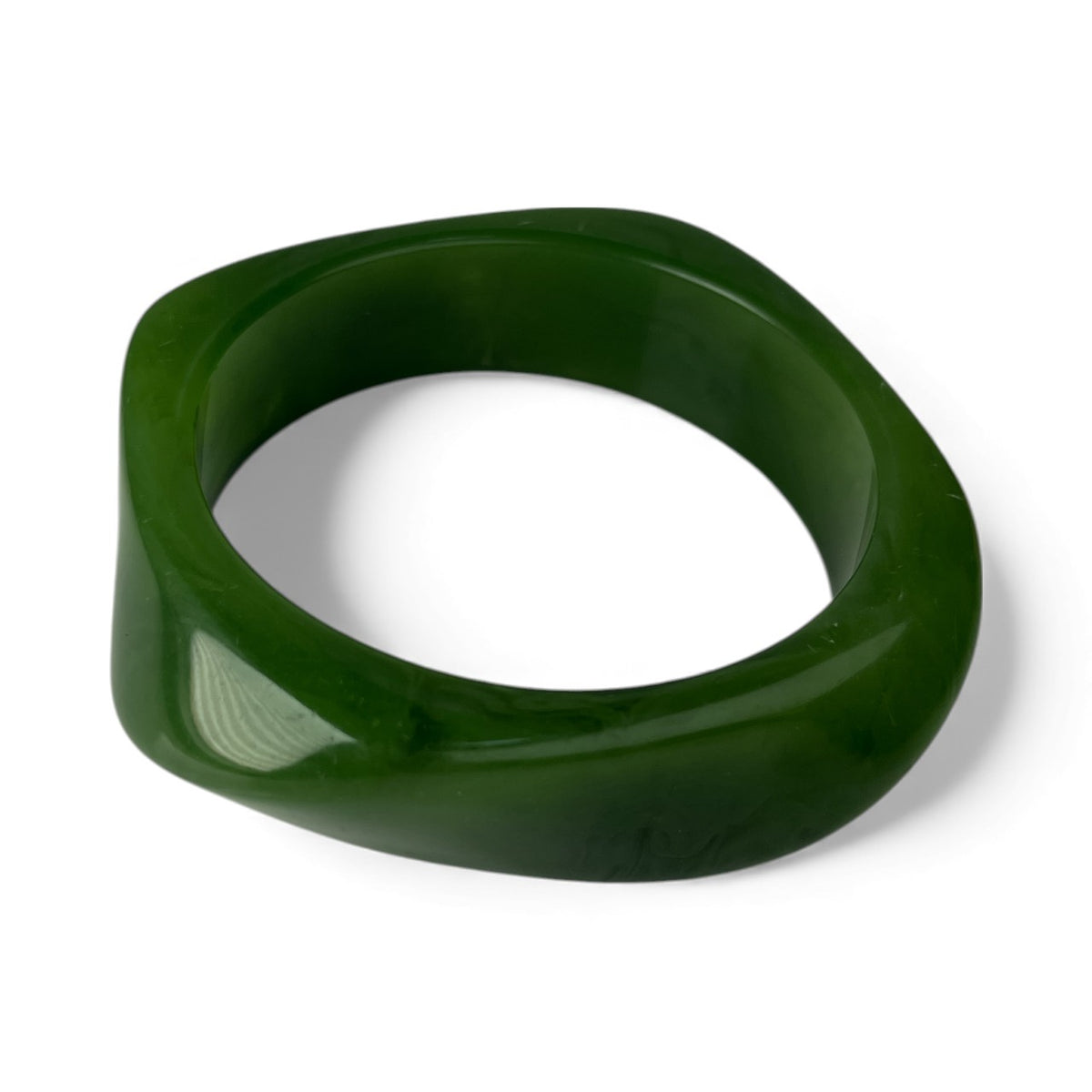 Bracelete de resina verde