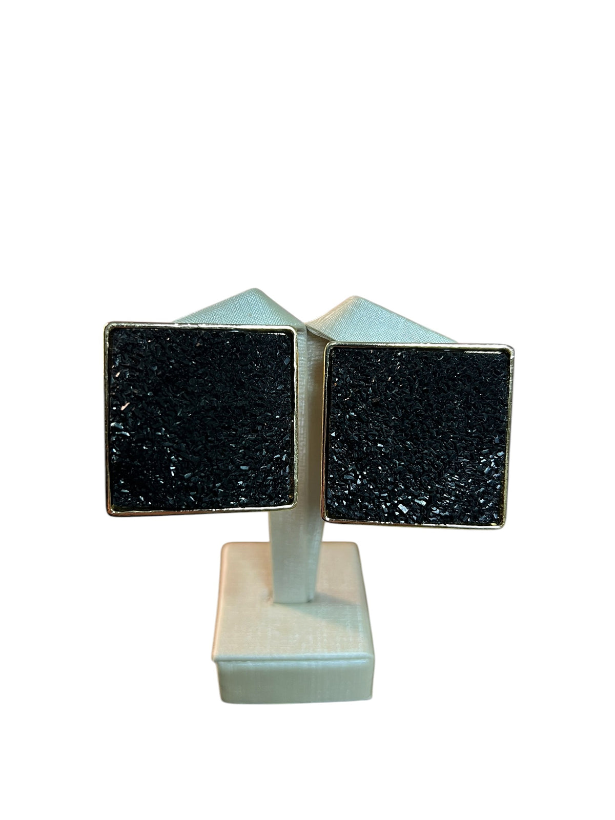 Maria Isabel Black Gold Earring