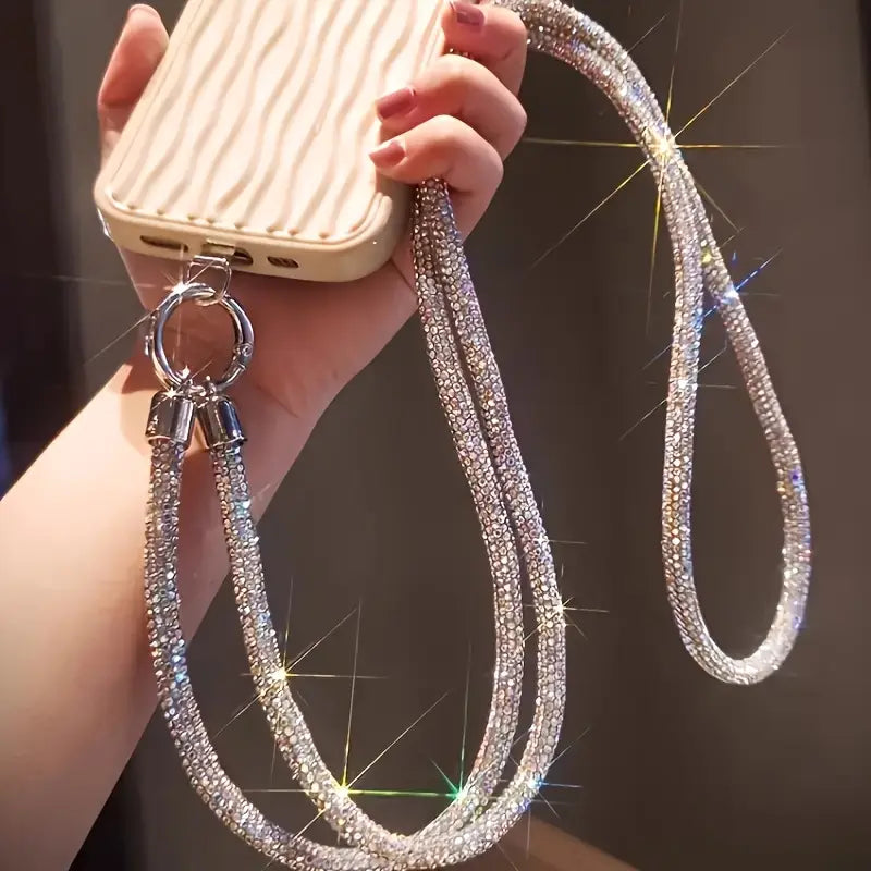 Strap Phone Cordão de Strass