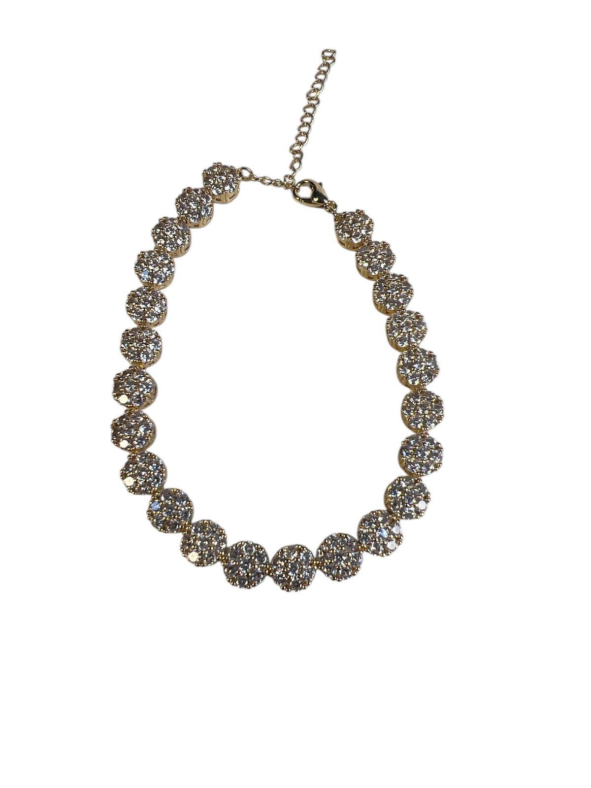 Pulseira Swmaroviski Dourada