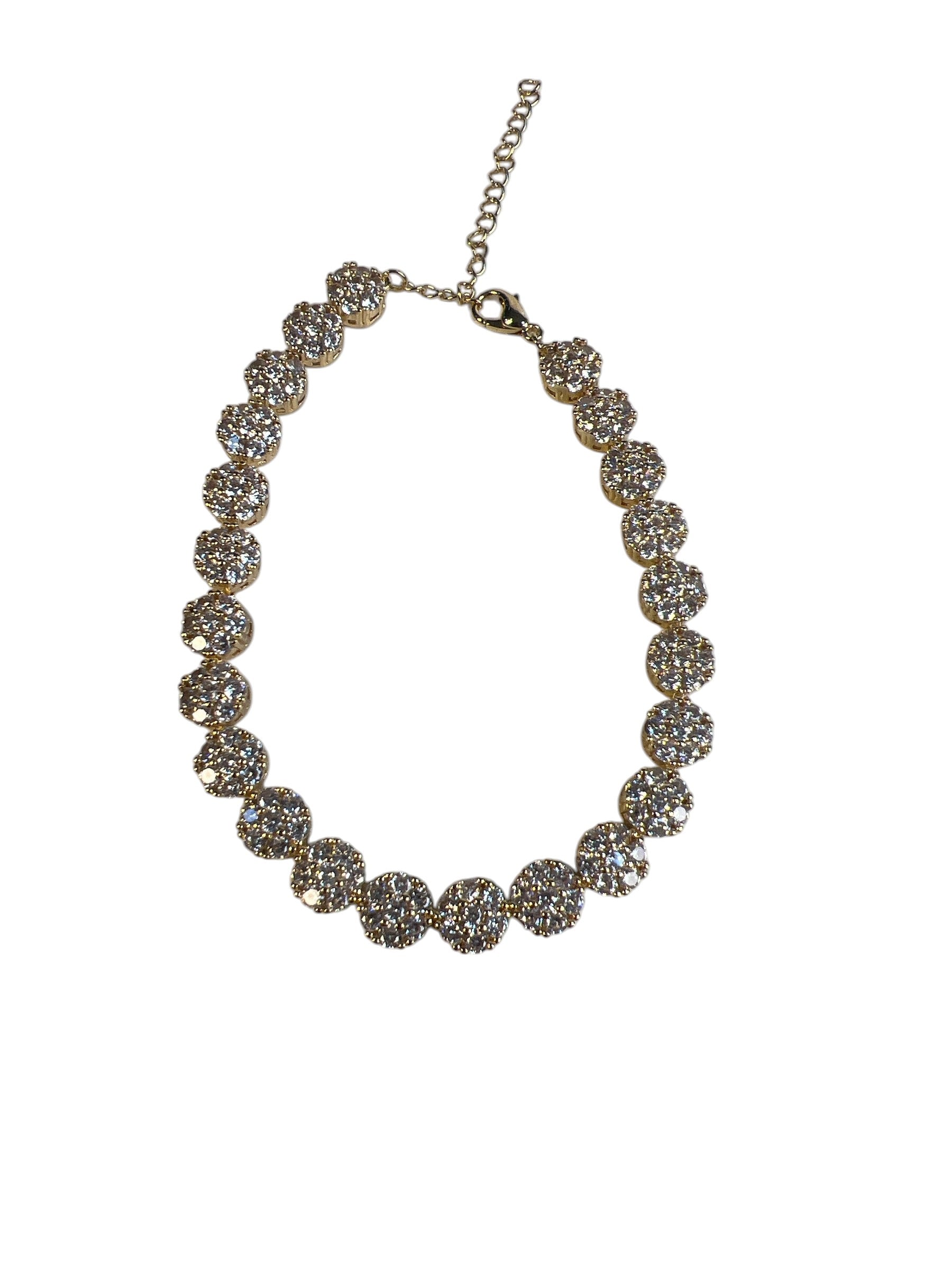 Pulseira Swmaroviski Dourada