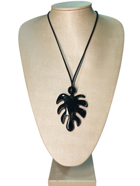 Colar Folha Maria Kamile Preto