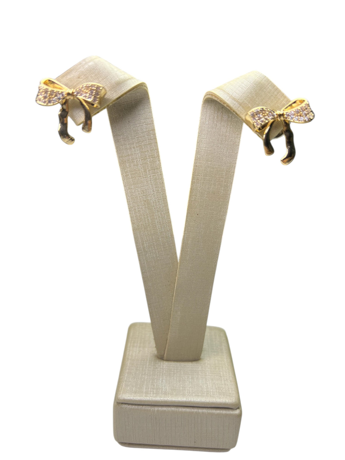 Maria Janine Golden Bow Stud Earring