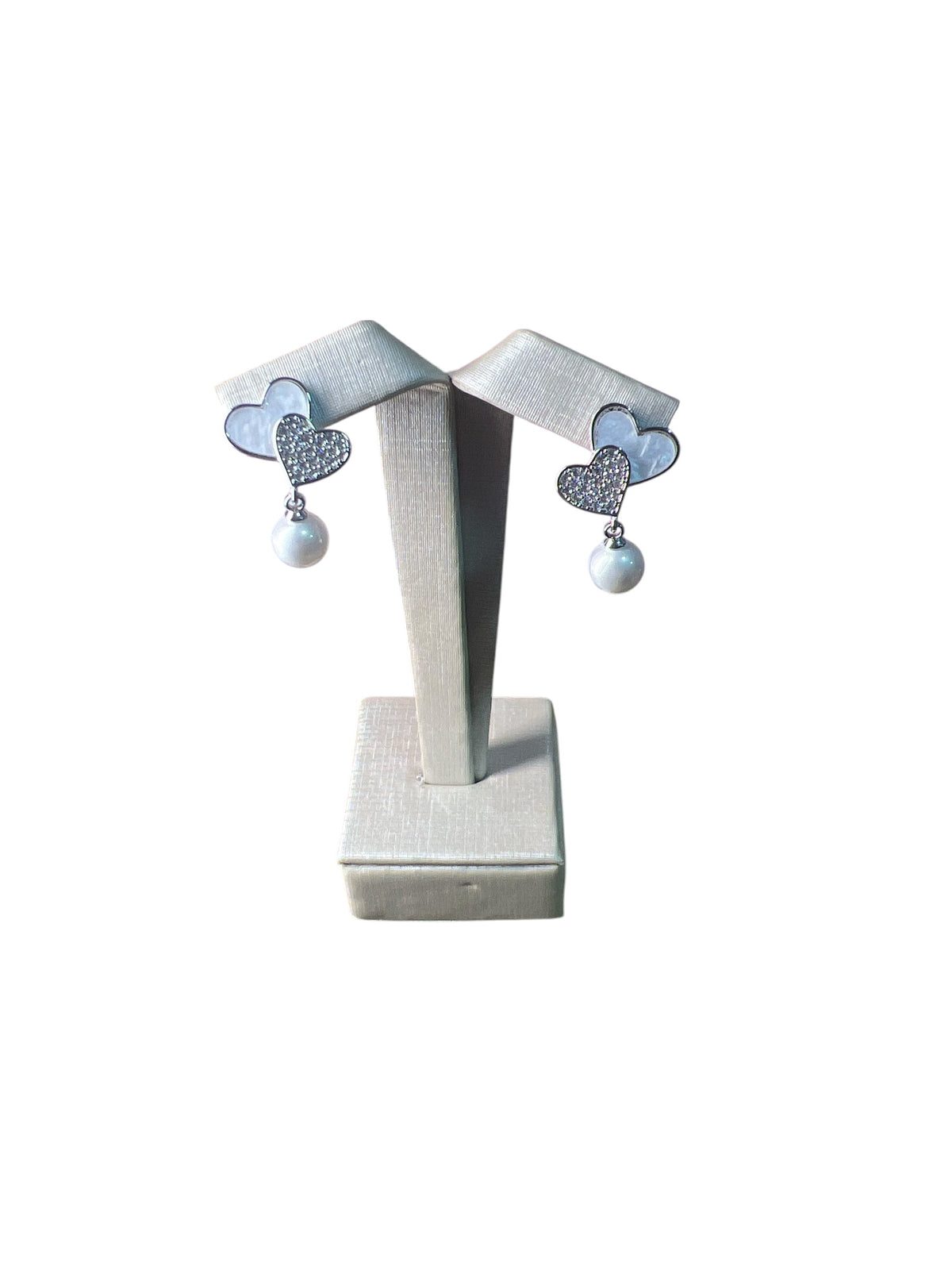Silver Hearts Earrings