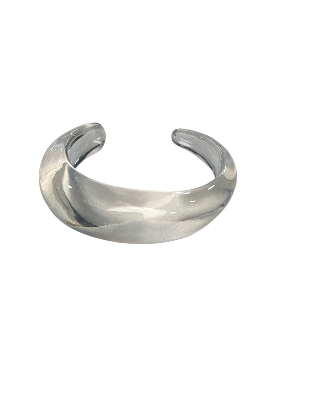 Bracelete Resina Cinza Elegante Maria Stella