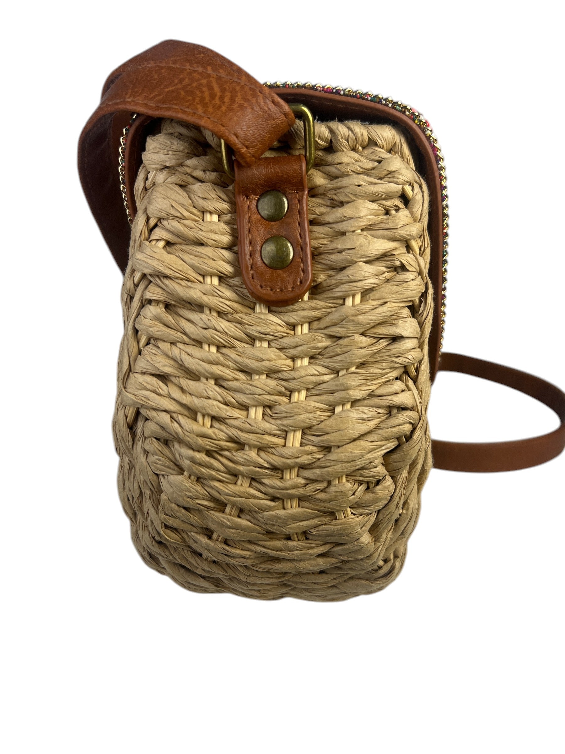 Bolsa Lá Vem Maria Palha bordada