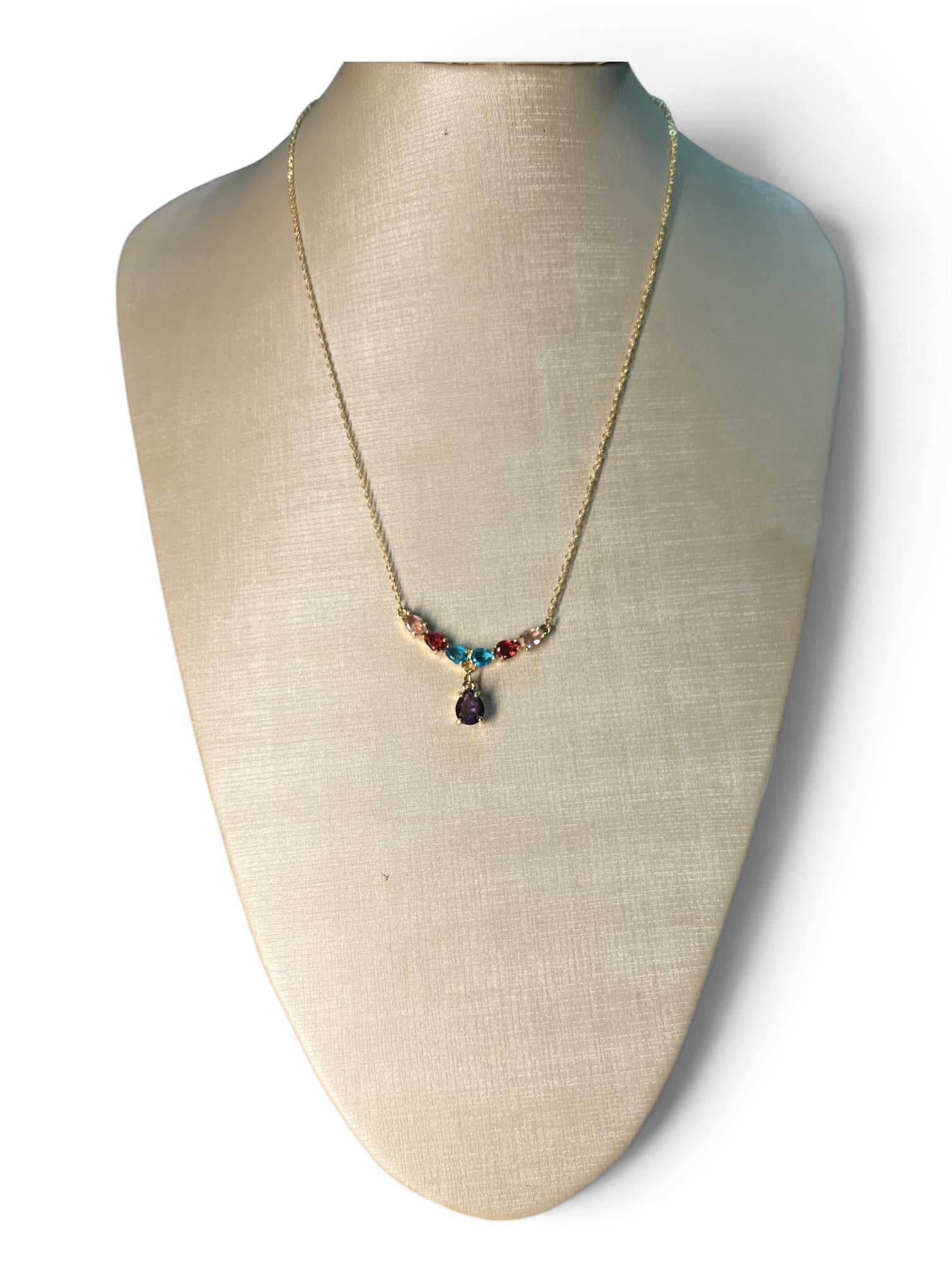 Conjunto Dourado Brinco e Colar