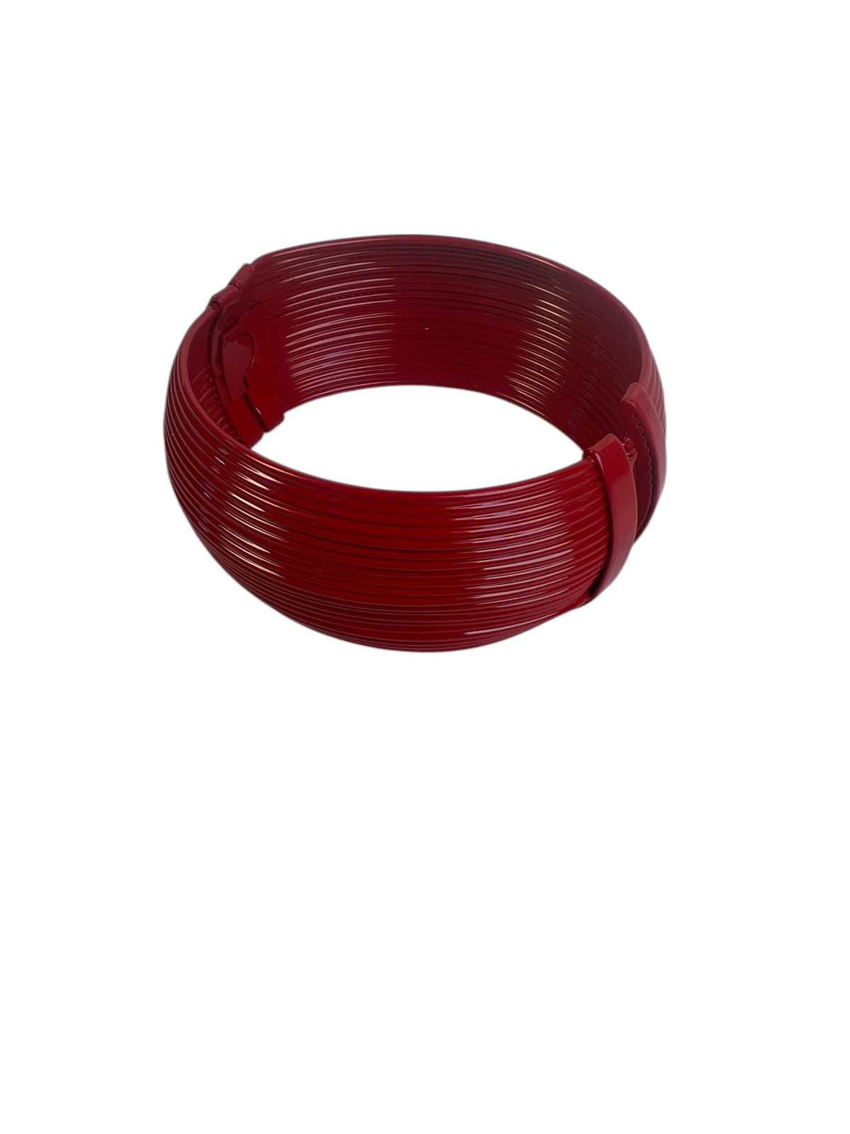 Bracelete de resina vermelho