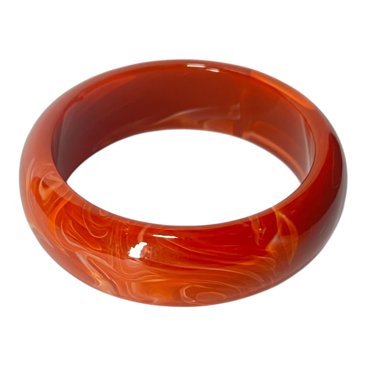 Bracelete Marmorizado Maria Bianca Coral