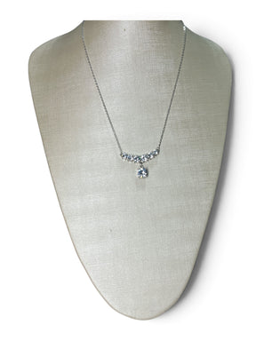 Conjunto Prata Brinco e Colar