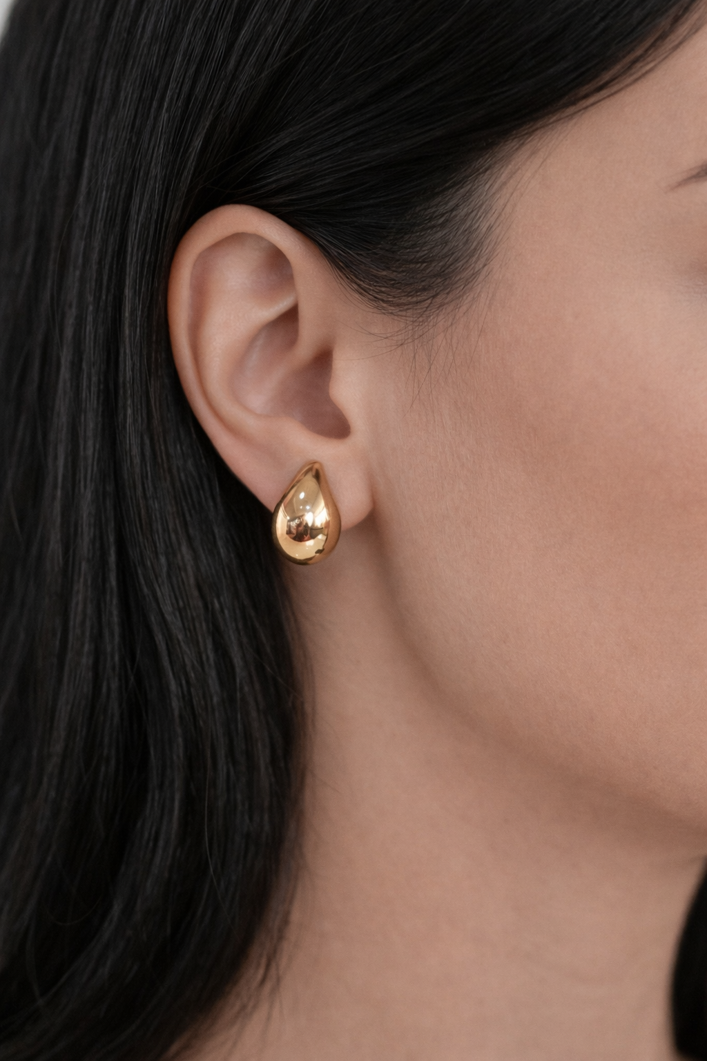 Brinco Dourado Gota Maria Jamile