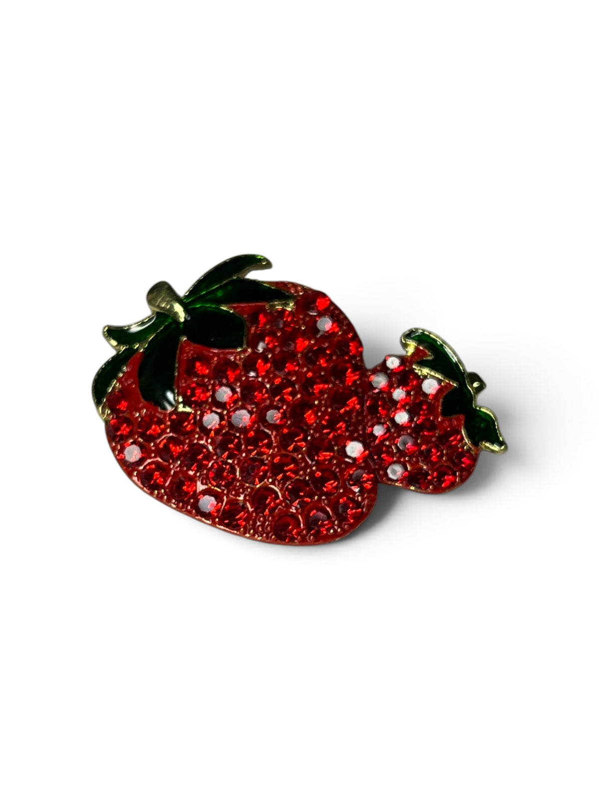 Broche Dourado Morango