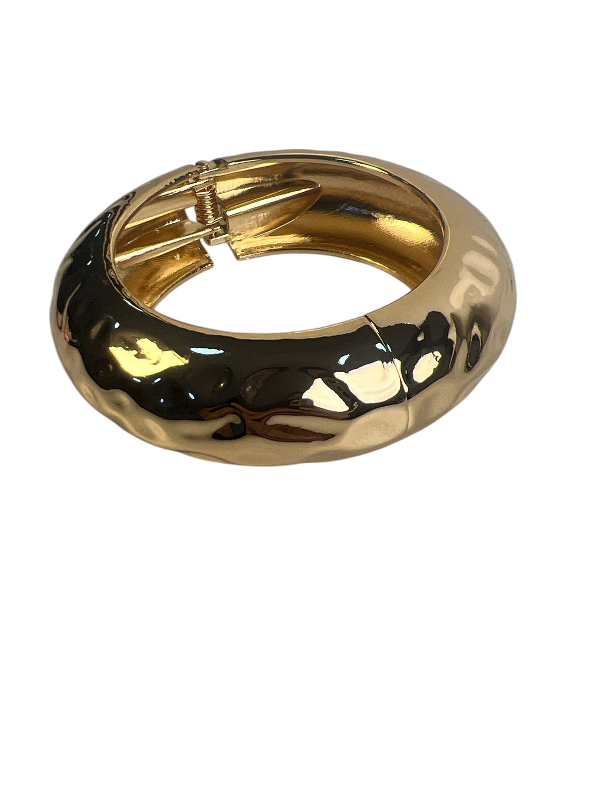 Bracelete dourado escovado