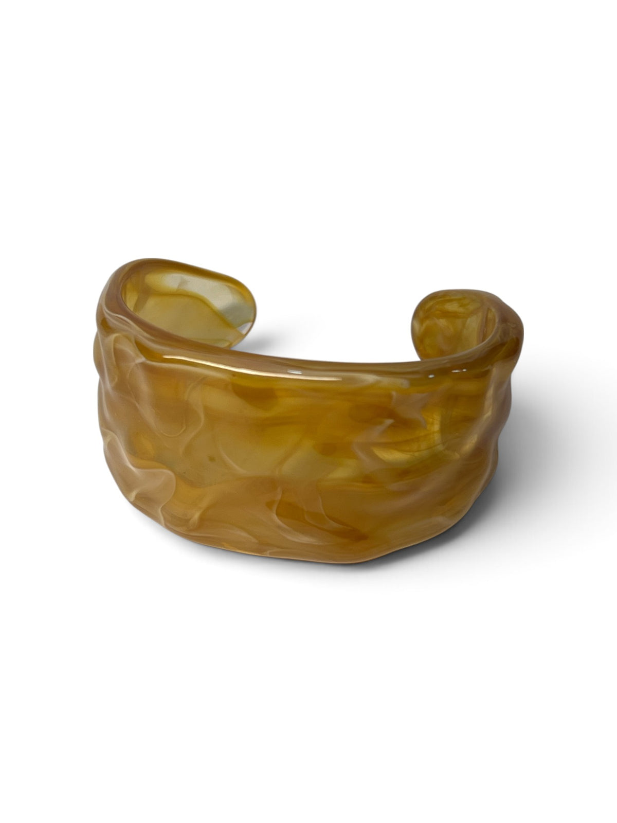 Bracelete Marmorizado Maria Sthefany Caramelo Transparente
