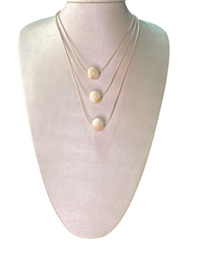 Maria Luanne Necklace Beige