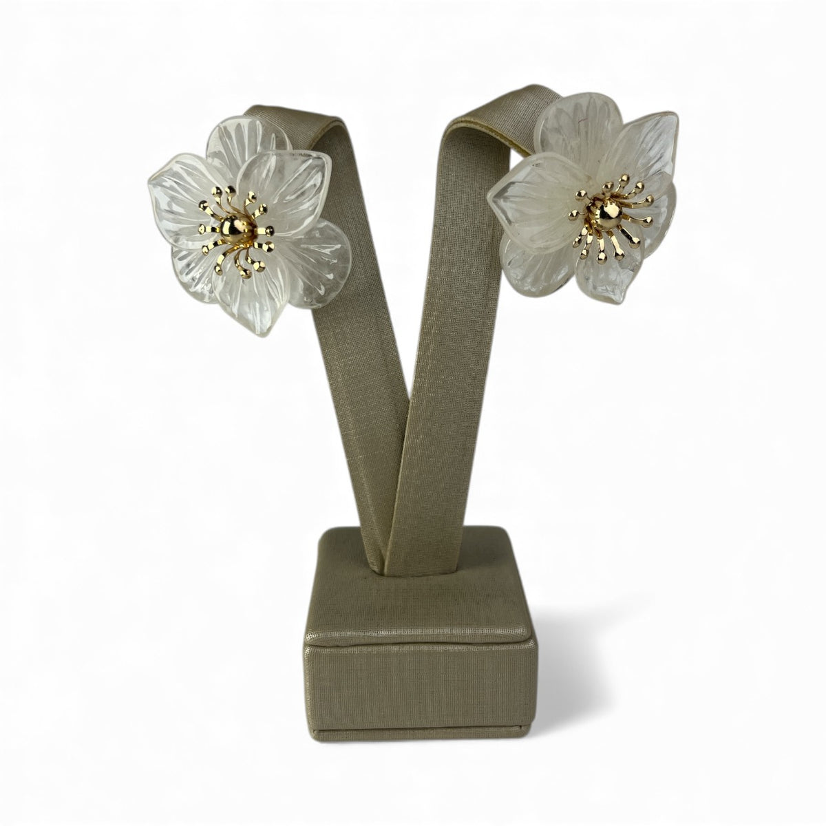 Brinco de Resina Flor