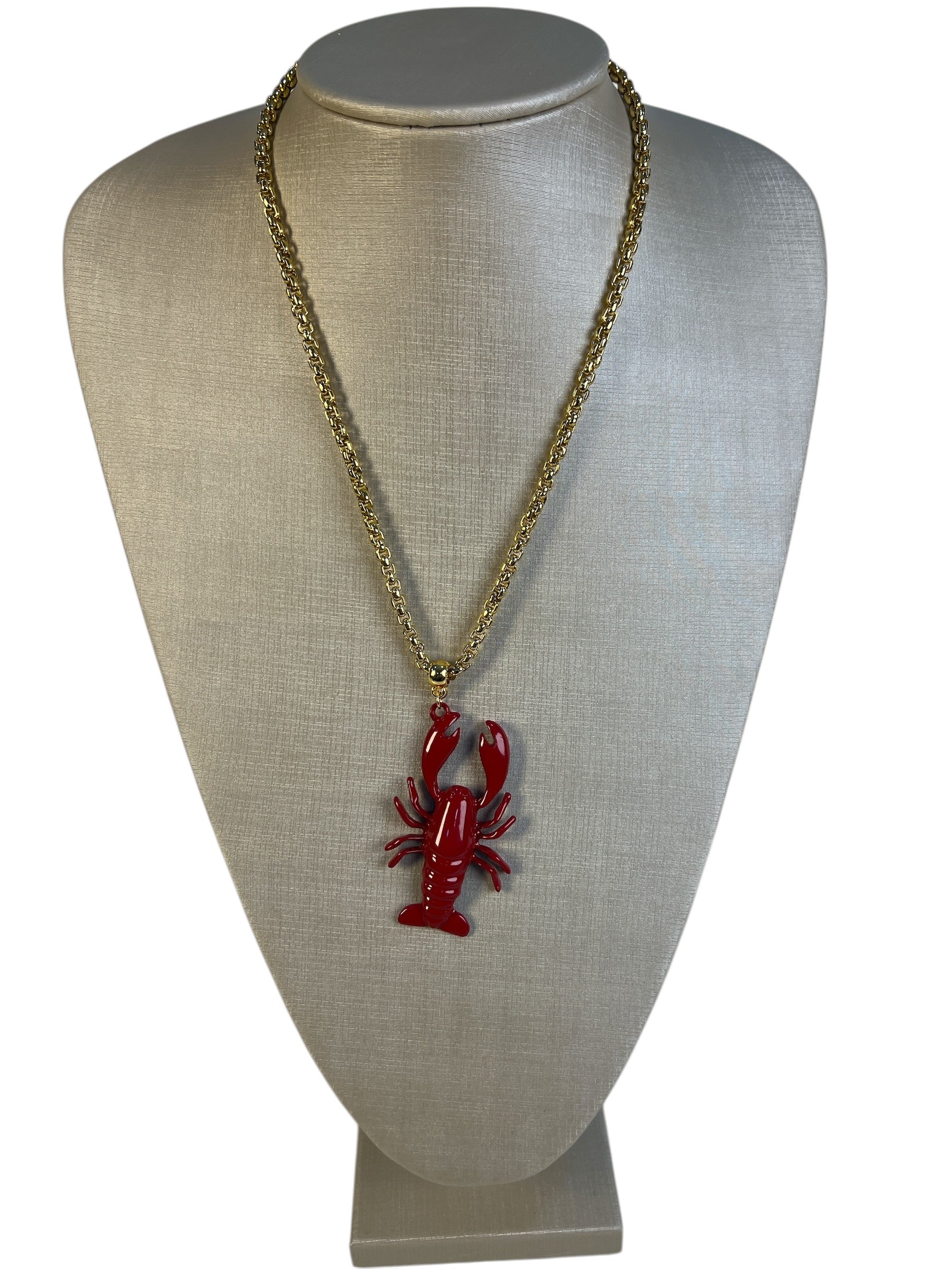 Colar Lagosta Dourado