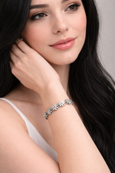 Bracelete Aço Maria Flor