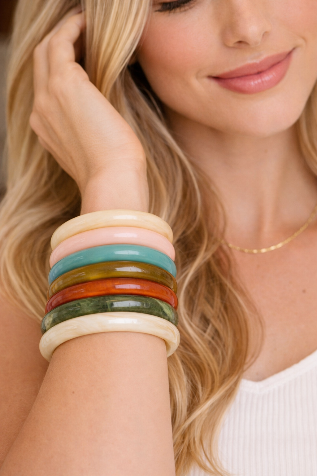 7 Braceletes Maria Eveline