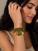 Conjunto de Pulseiras Maria Luiza Verde
