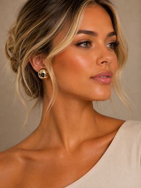 Brinco Dourado Globo Maria Jessica