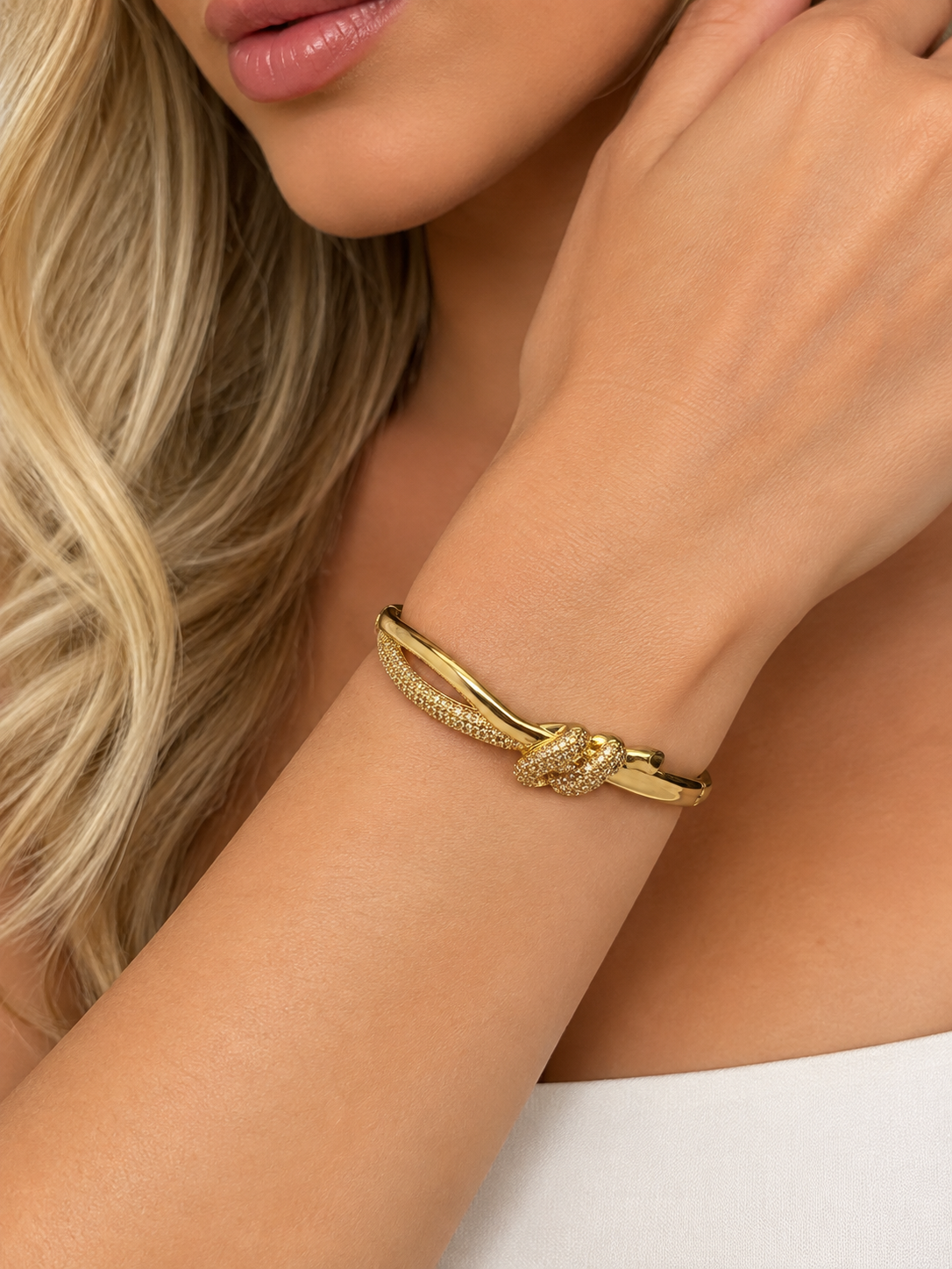 Bracelete Dourado Maria Helena