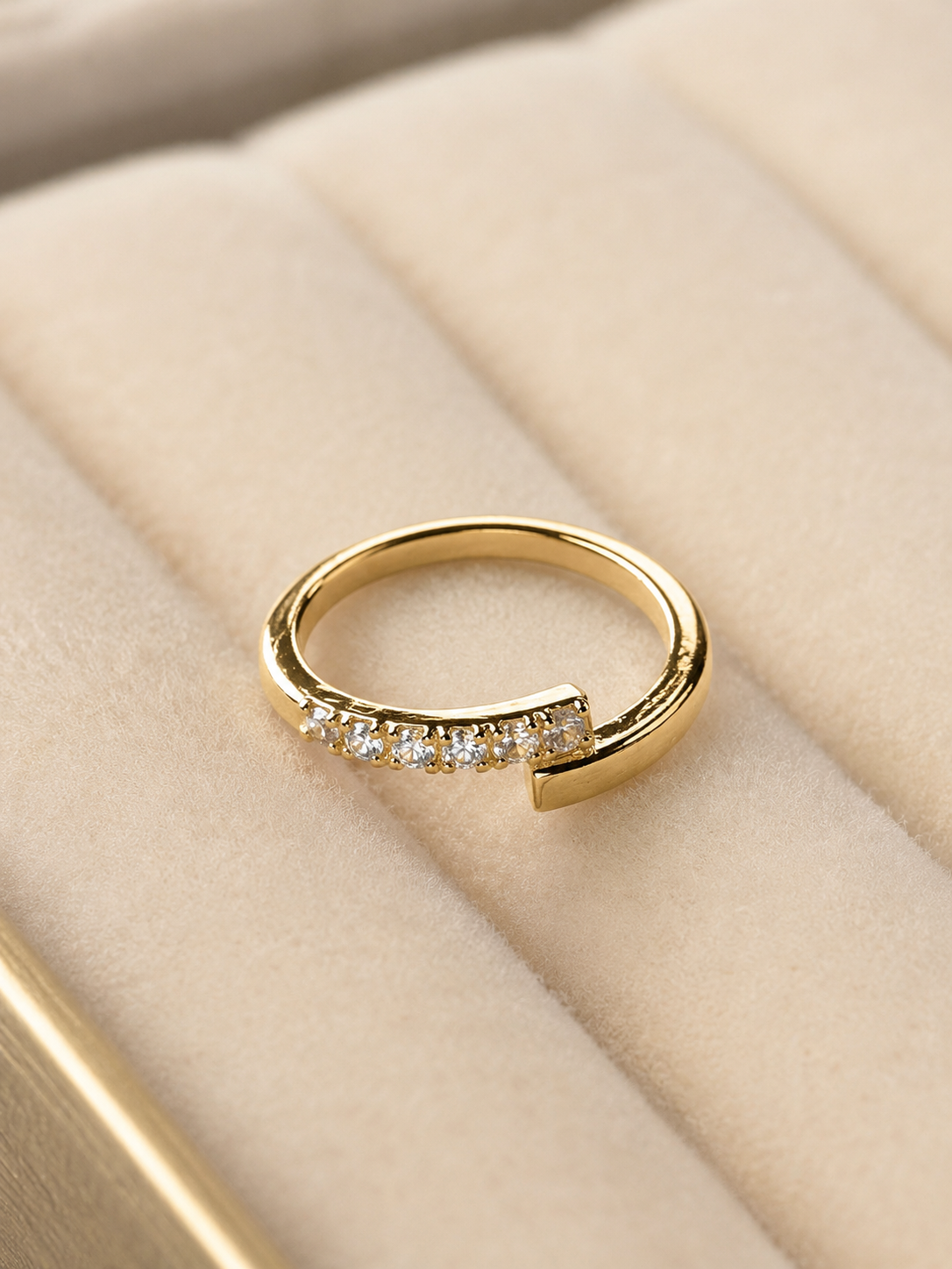 Anel Dourado Maria Jaqueline