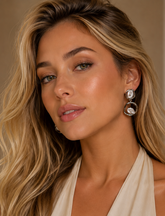 Brinco Prata Maria Jessica