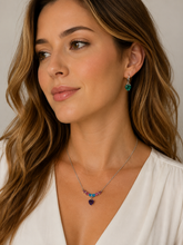 Conjunto Prata Colar e Brinco