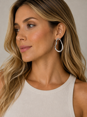 Brinco Prata Maria Jamile