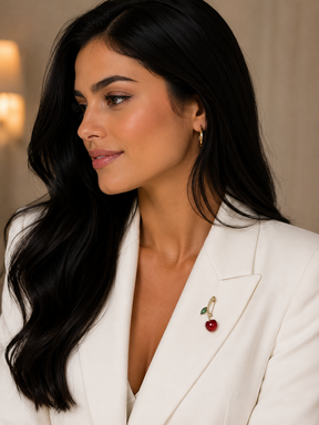 Broche Cereja