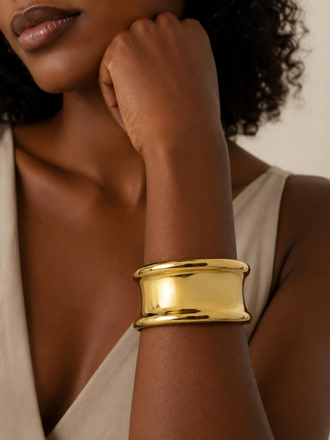 Bracelete Marmorizado Maria Sabrina Dourado