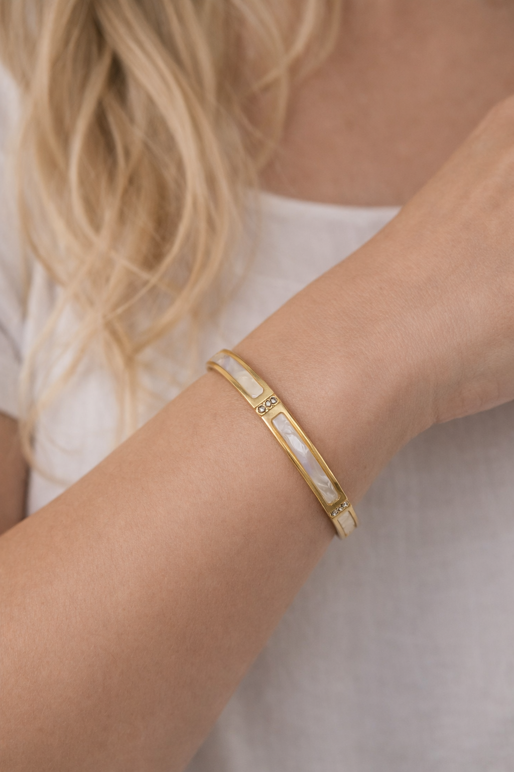 Bracelete Dourado Maria Bela