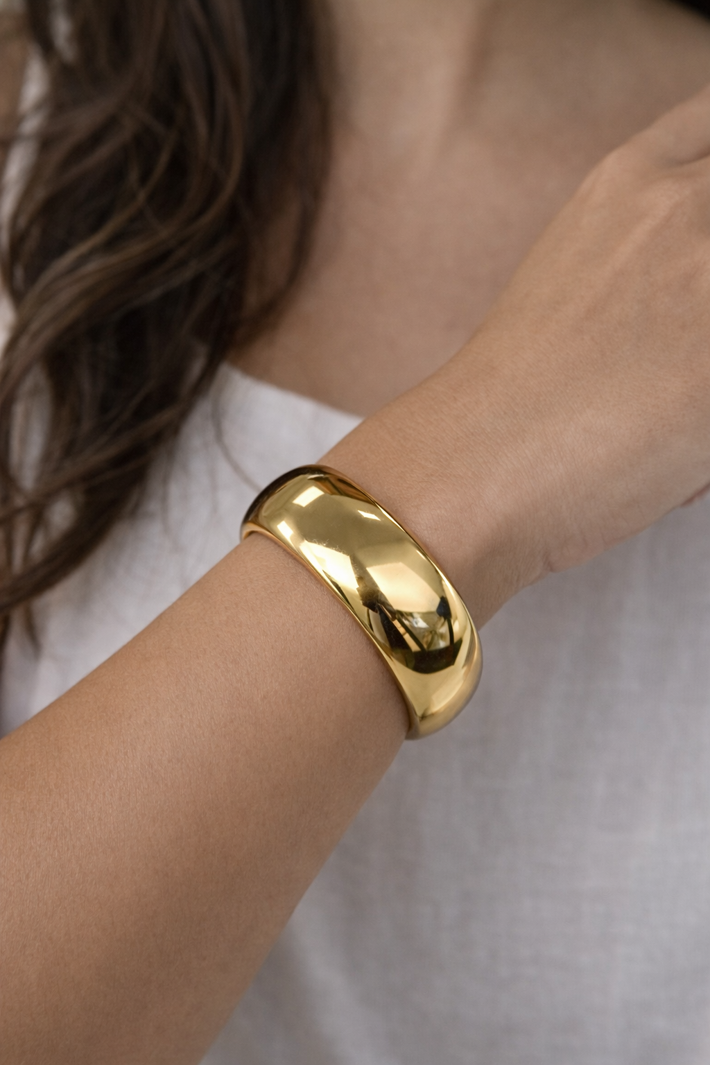 Bracelete Dourado Maria Alícia