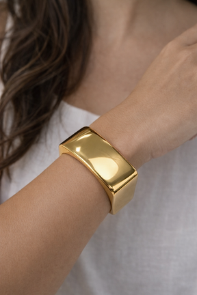 Bracelete Dourado Maria Clarice