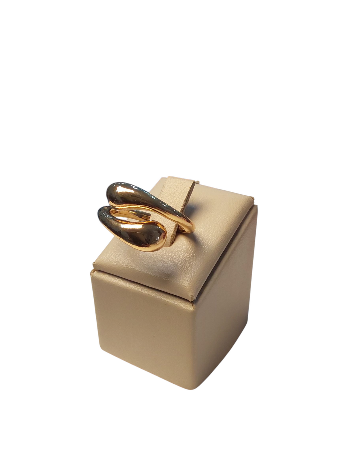 Anel REGULÁVEL dourado gota