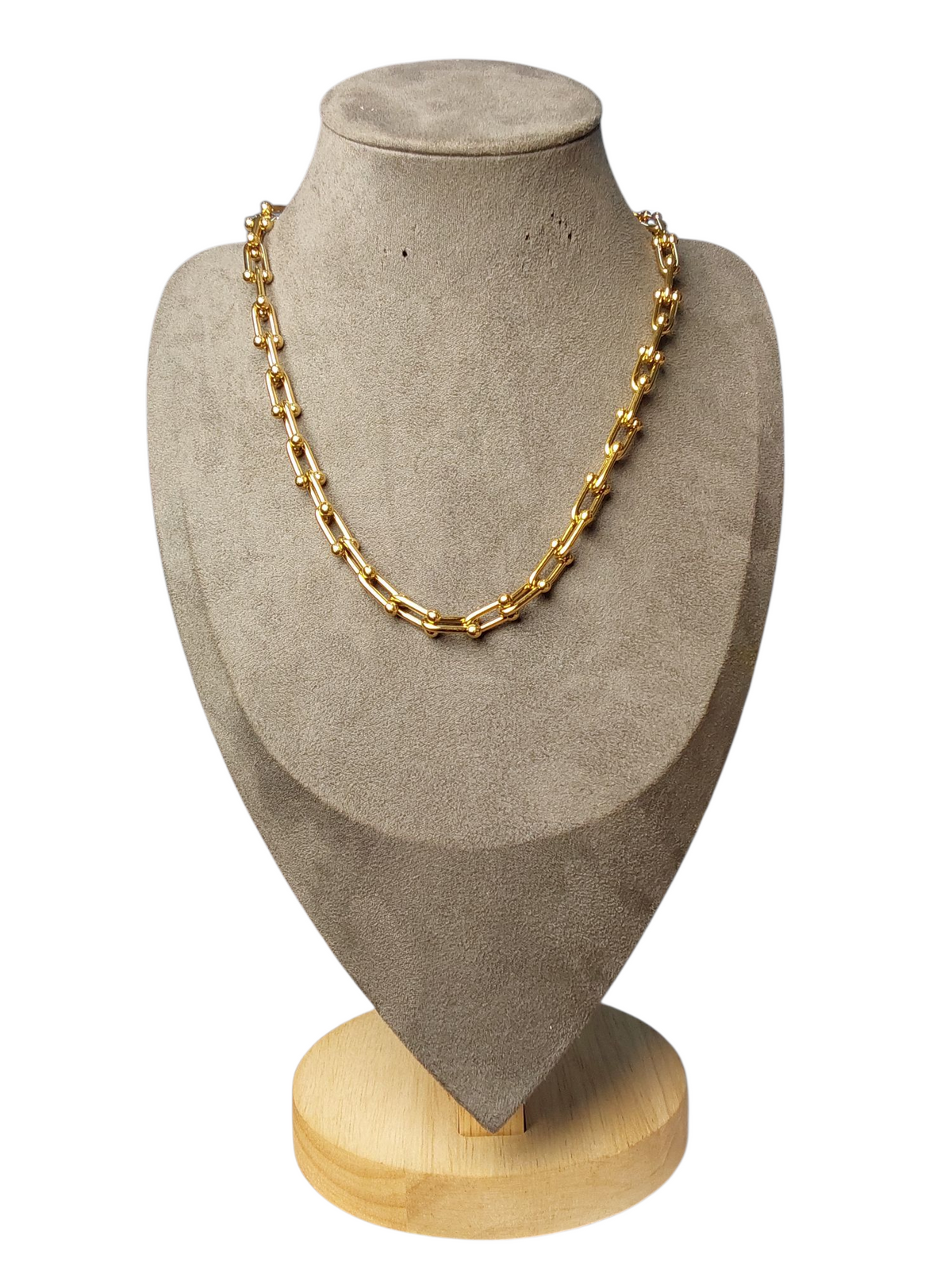 Colar inspiração Aço inoxidável dourado