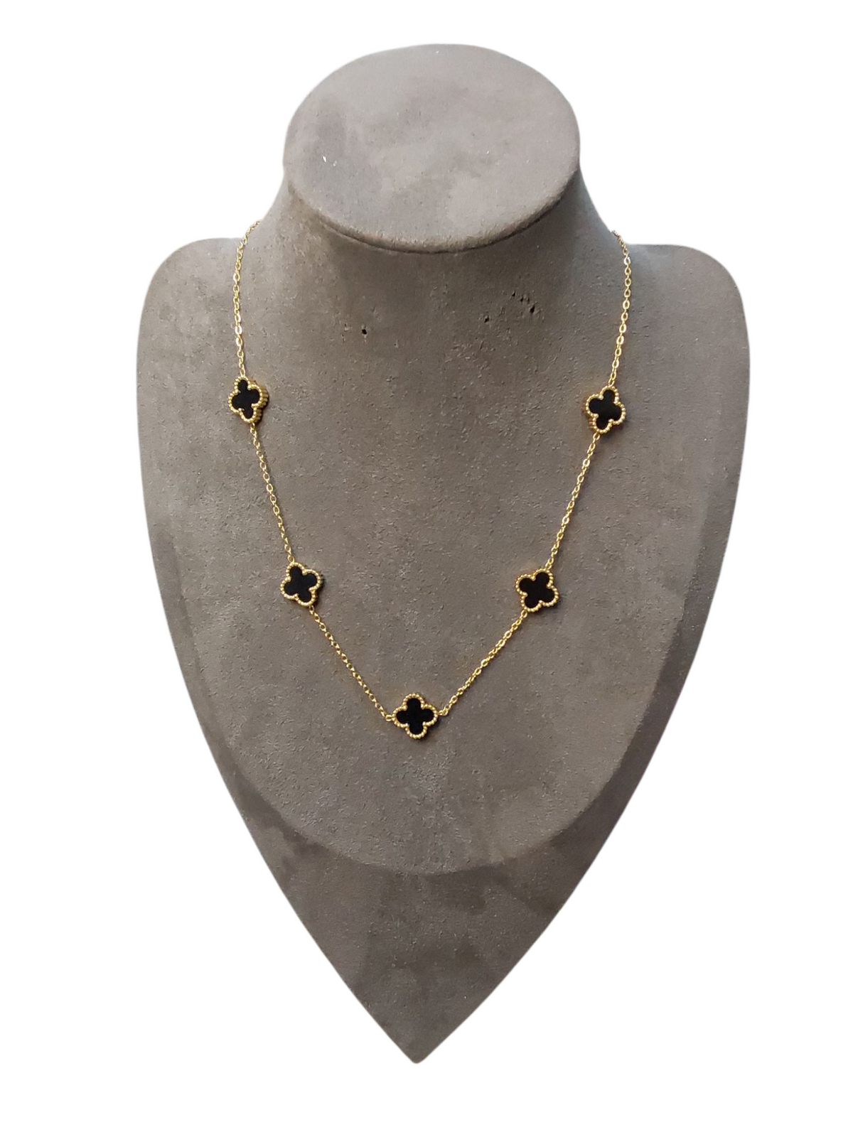 Colar Virgínia AÇO INOXÍDAVEL PRETO E DOURADO