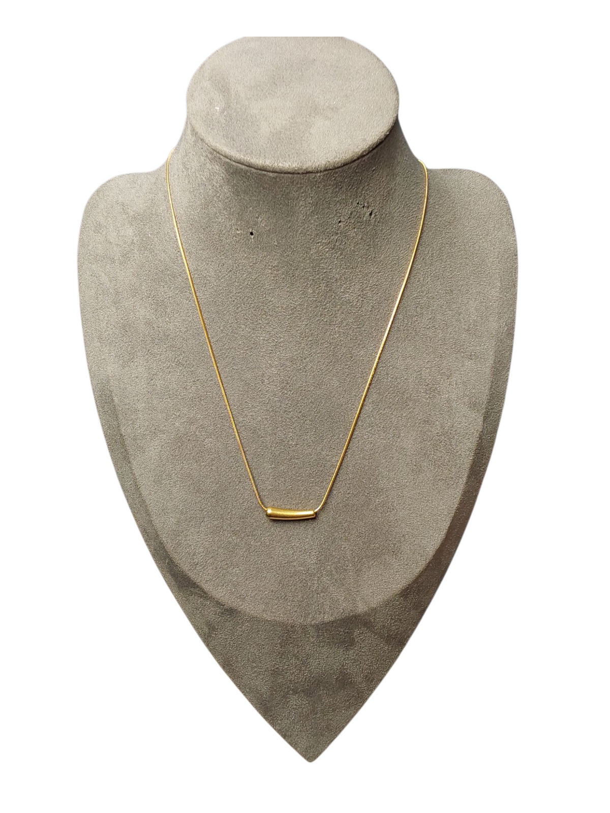 Colar dourado com pingente Aço inoxidável